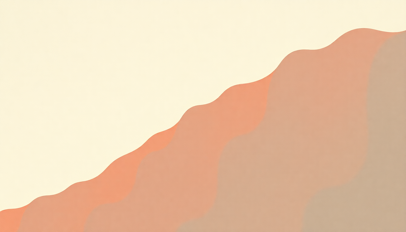 Fan-driven abstract illustration evoking the emotional arc of The French Inhaler by Warren Zevon