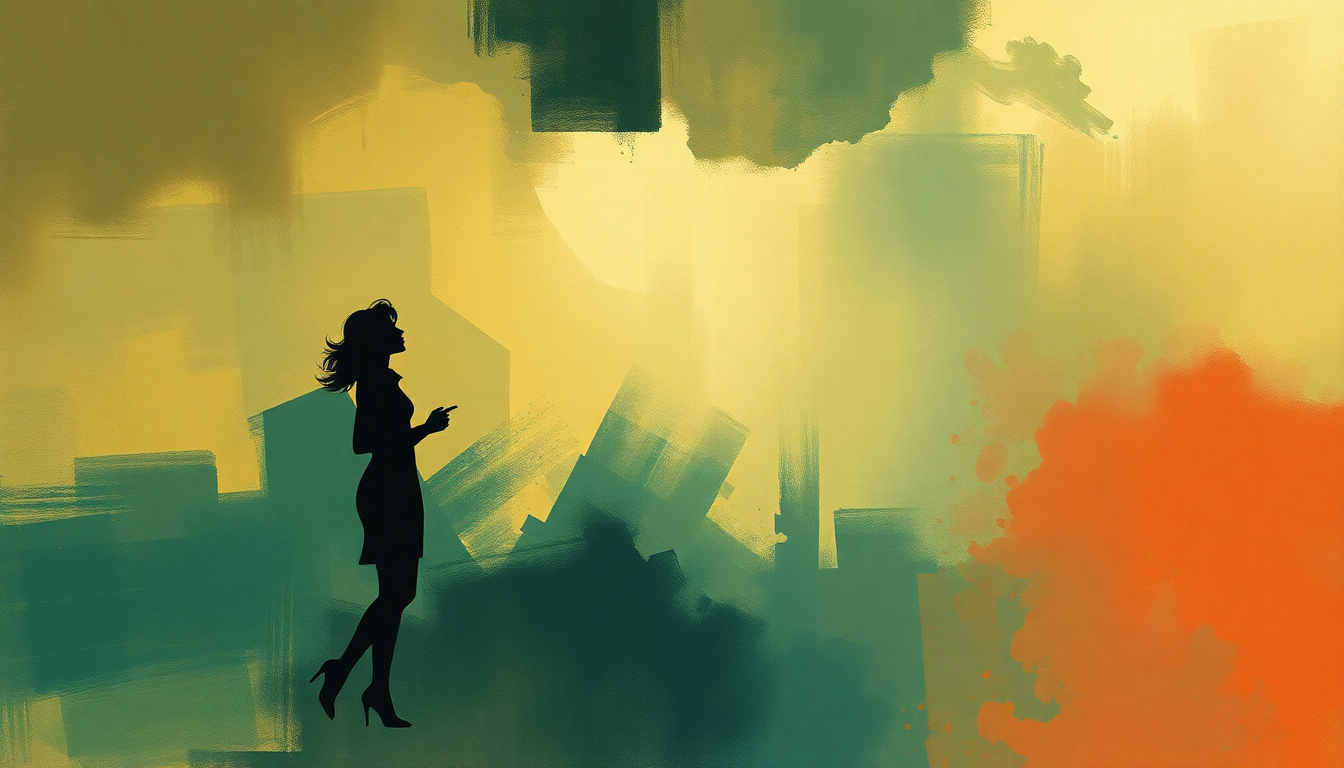 Fan-driven abstract illustration evoking the emotional arc of The Girl Can't Help It by Little Richard