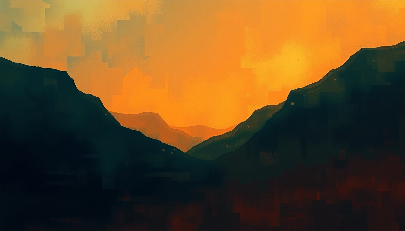 Fan-driven abstract illustration evoking the emotional arc of The Good, the Bad and the Ugly by Ennio Morricone