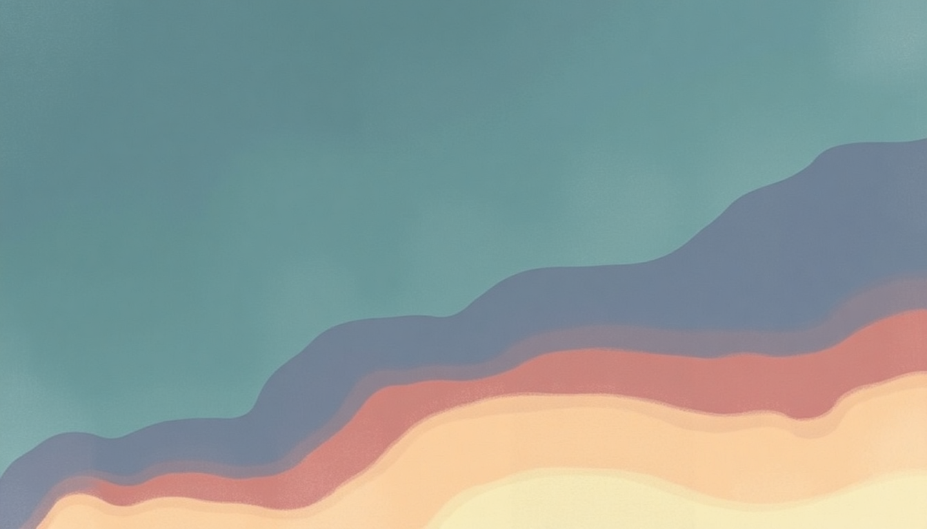 Fan-driven abstract illustration evoking the emotional arc of The Greatest by Lana Del Rey