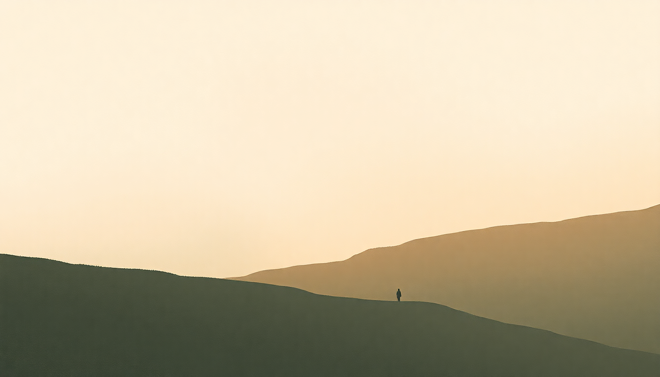 Fan-driven abstract illustration evoking the emotional arc of The Hills of Aberfeldy by Ed Sheeran
