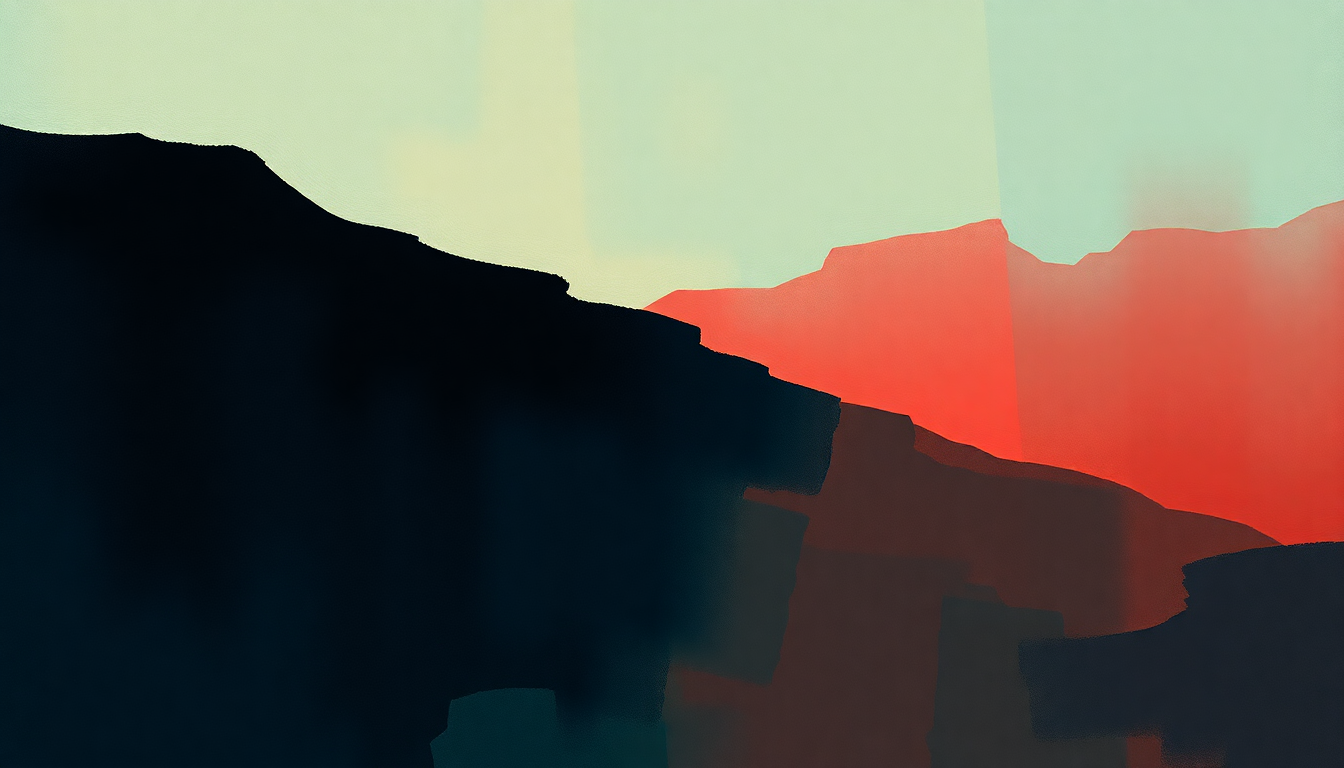 Fan-driven abstract illustration evoking the emotional arc of The Hurting by Tears for Fears