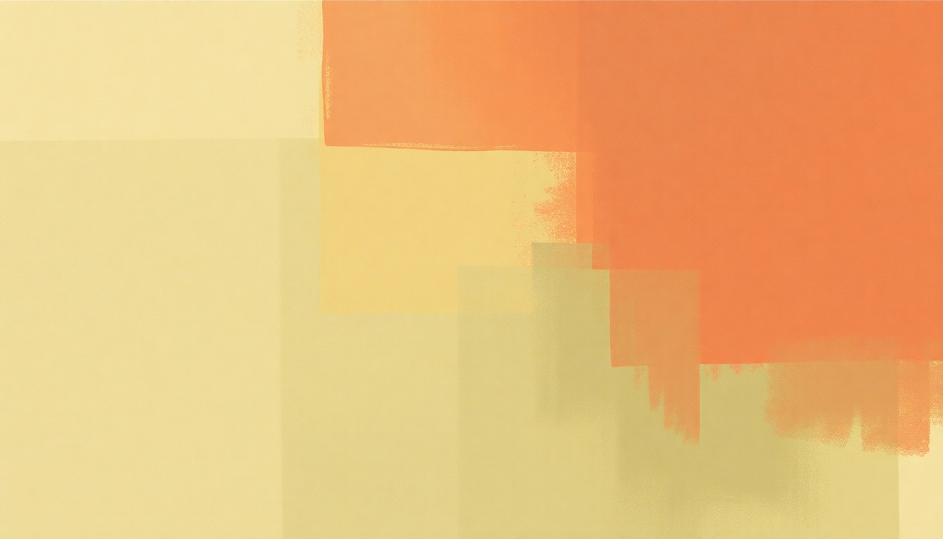 Fan-driven abstract illustration evoking the emotional arc of The Hymn of Jesus by Gustav Holst