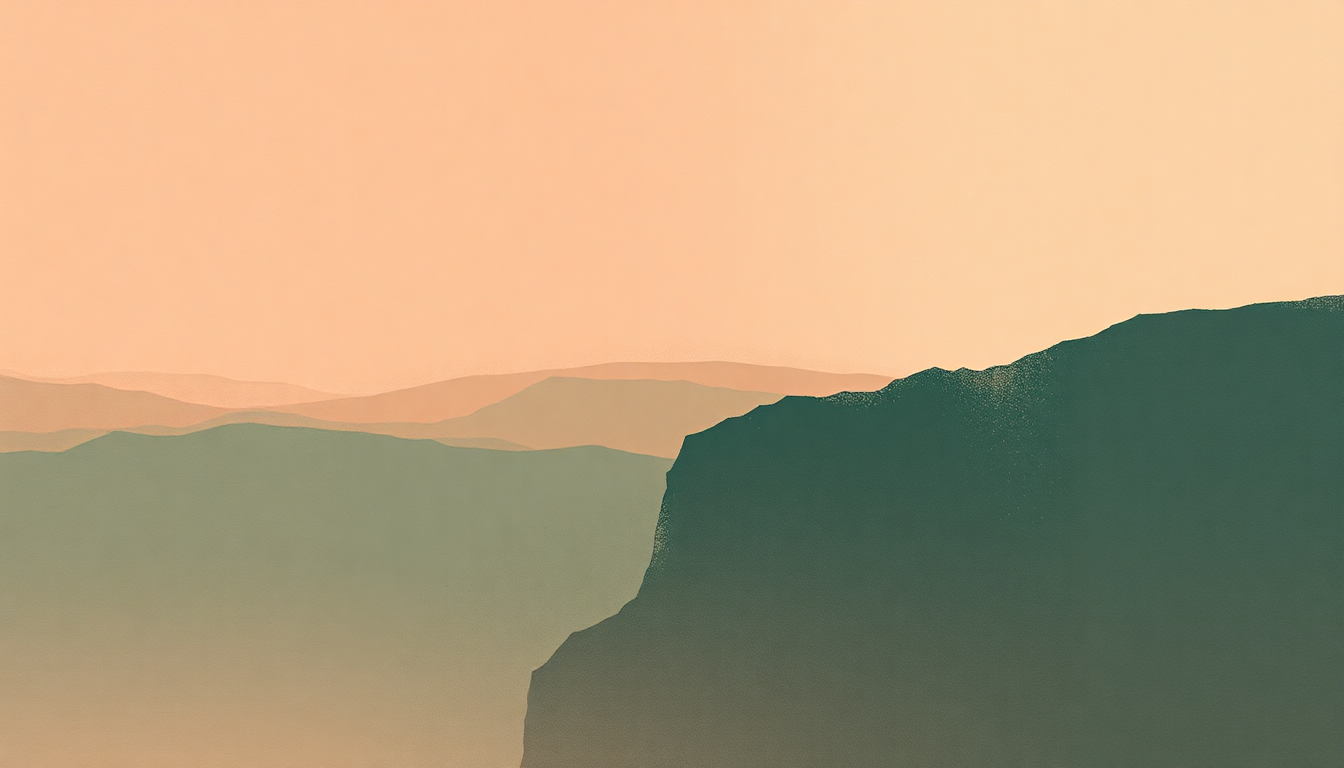 Fan-driven abstract illustration evoking the emotional arc of The Keeper by Bonobo