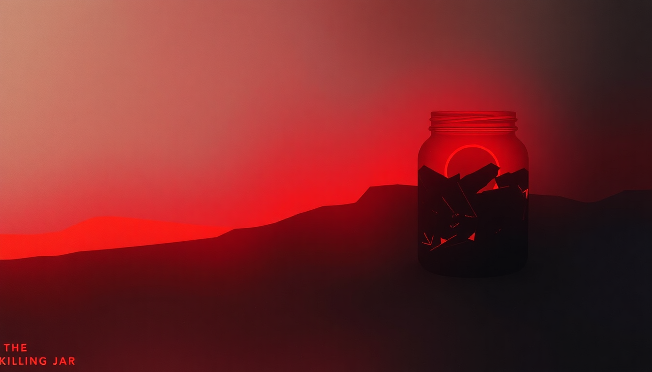 Fan-driven abstract illustration evoking the emotional arc of The Killing Jar by Siouxsie and the Banshees