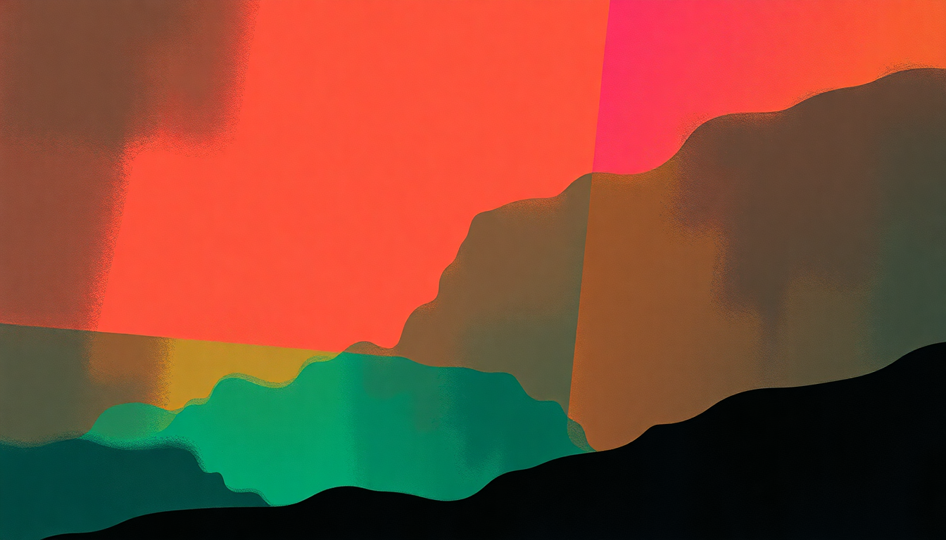 Fan-driven abstract illustration evoking the emotional arc of The Living Daylights by a-ha