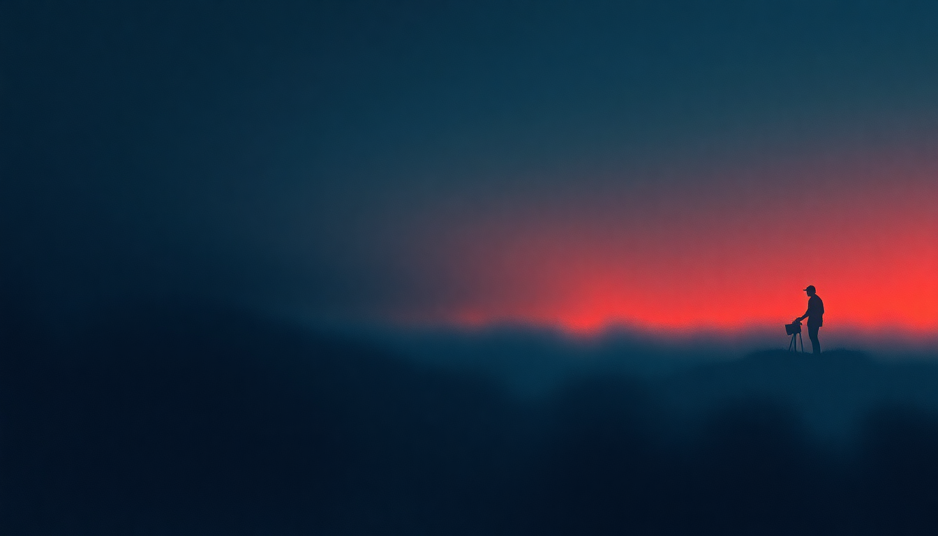 Fan-driven abstract illustration evoking the emotional arc of The Longest Time by Billy Joel
