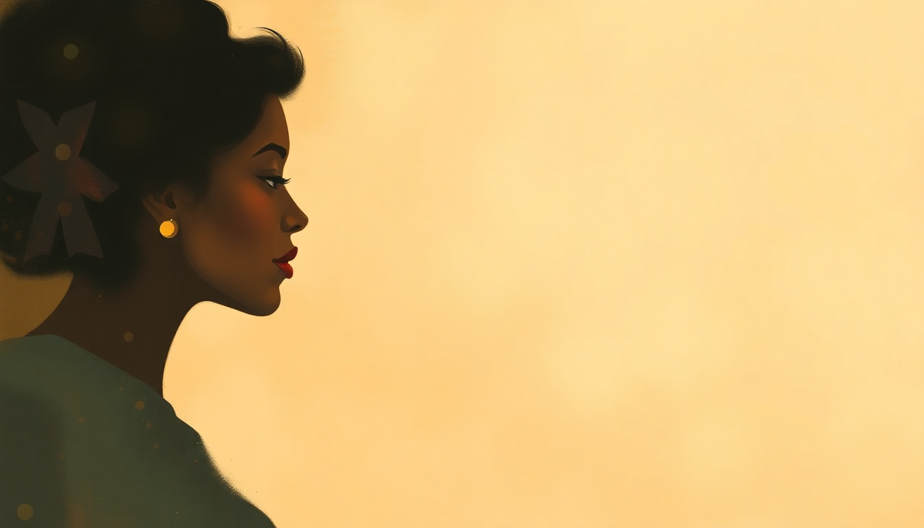Fan-driven abstract illustration evoking the emotional arc of The Man I Love by Billie Holiday