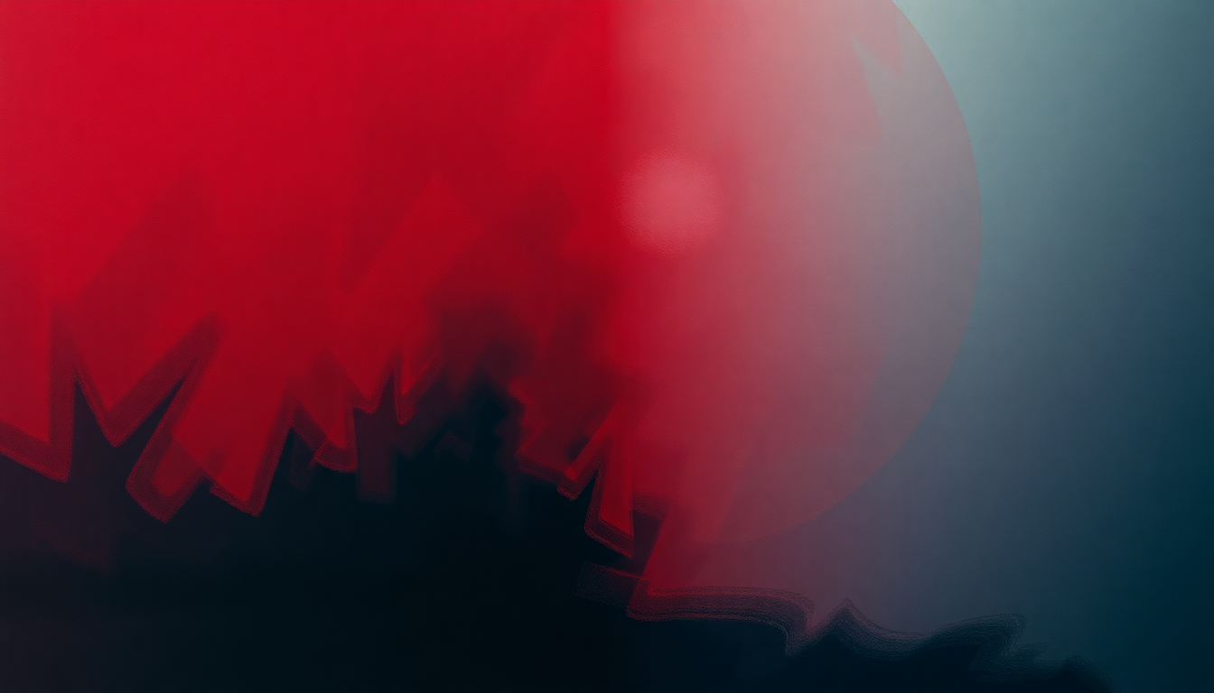 Fan-driven abstract illustration evoking the emotional arc of The Mercy Seat by Nick Cave & The Bad Seeds