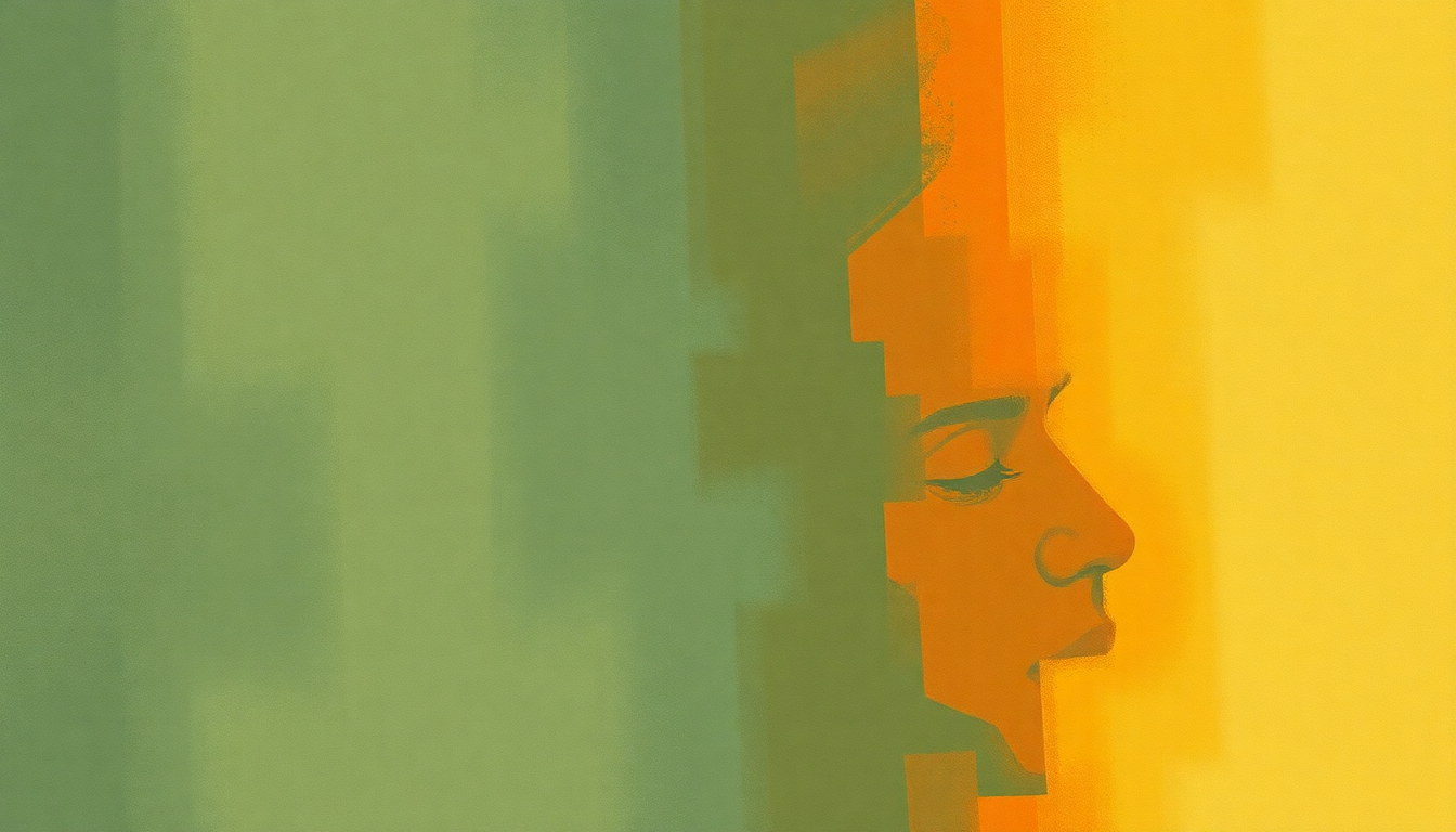 Fan-driven abstract illustration evoking the emotional arc of The Message by Nas