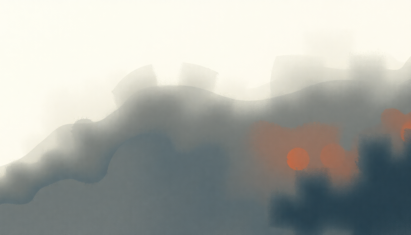 Fan-driven abstract illustration evoking the emotional arc of The Night of Santiago by Leonard Cohen