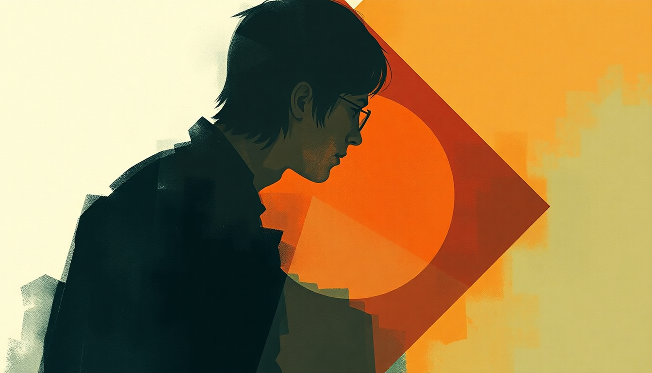Fan-driven abstract illustration evoking the emotional arc of The Patient by Tool