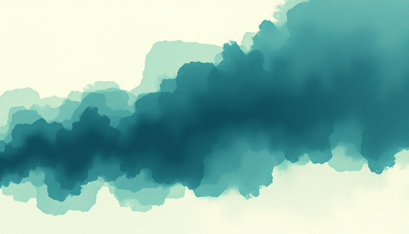 Fan-driven abstract illustration evoking the emotional arc of The Prayer by Bloc Party