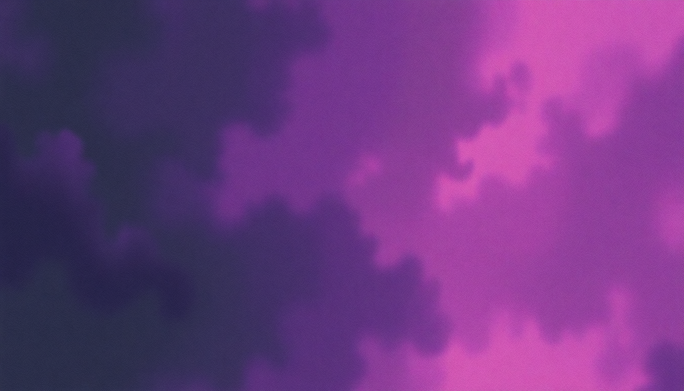 Fan-driven abstract illustration evoking the emotional arc of The Purple Bottle by Animal Collective
