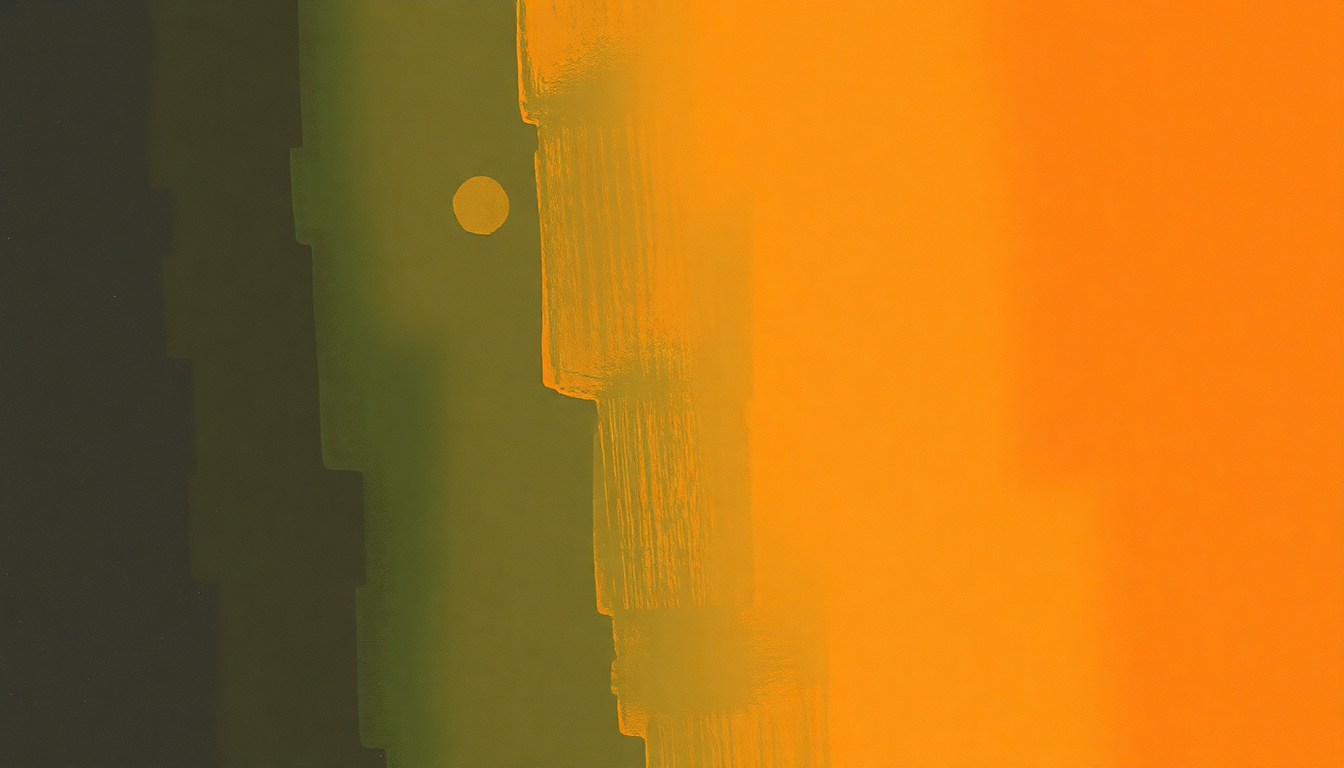 Fan-driven abstract illustration evoking the emotional arc of The Real McCoy by McCoy Tyner