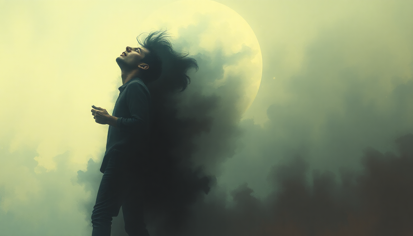 Fan-driven abstract illustration evoking the emotional arc of The Real Me by The Who