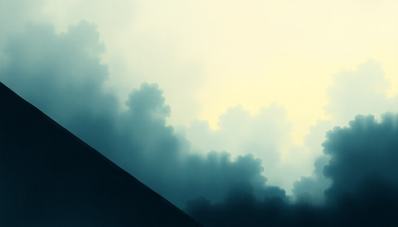 Fan-driven abstract illustration evoking the emotional arc of The Roof by Mariah Carey