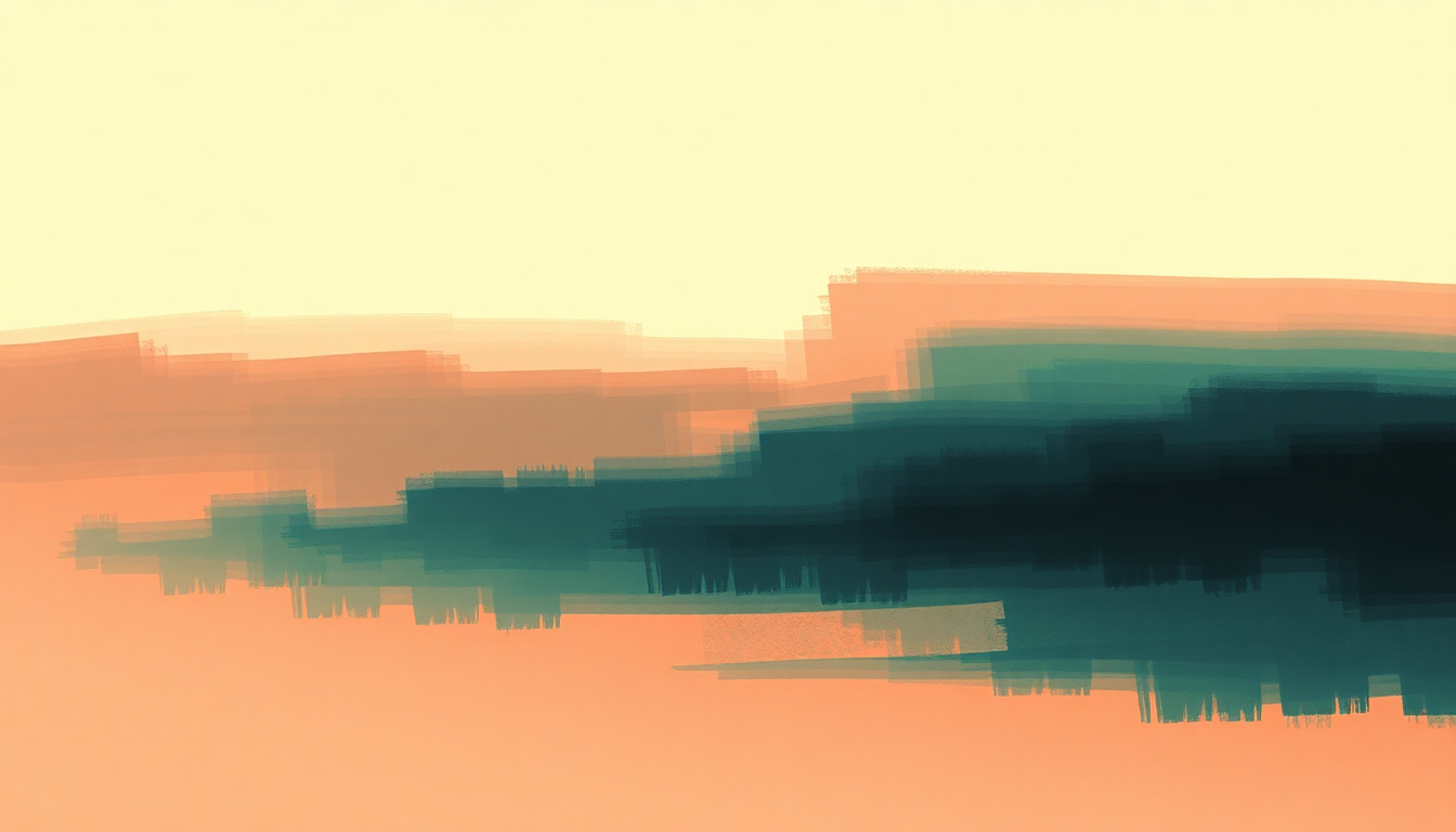 Fan-driven abstract illustration evoking the emotional arc of The Swag by Link Wray