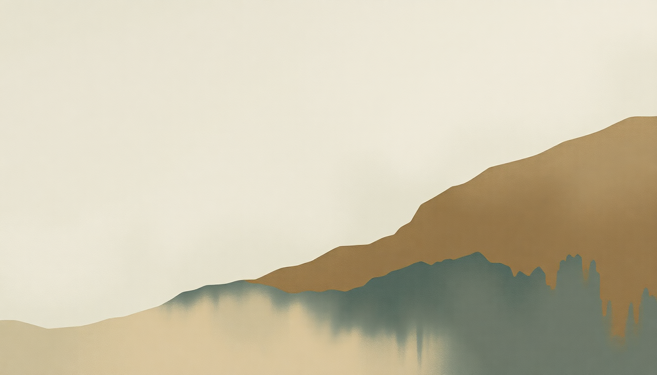 Fan-driven abstract illustration evoking the emotional arc of The Truth Untold by BTS