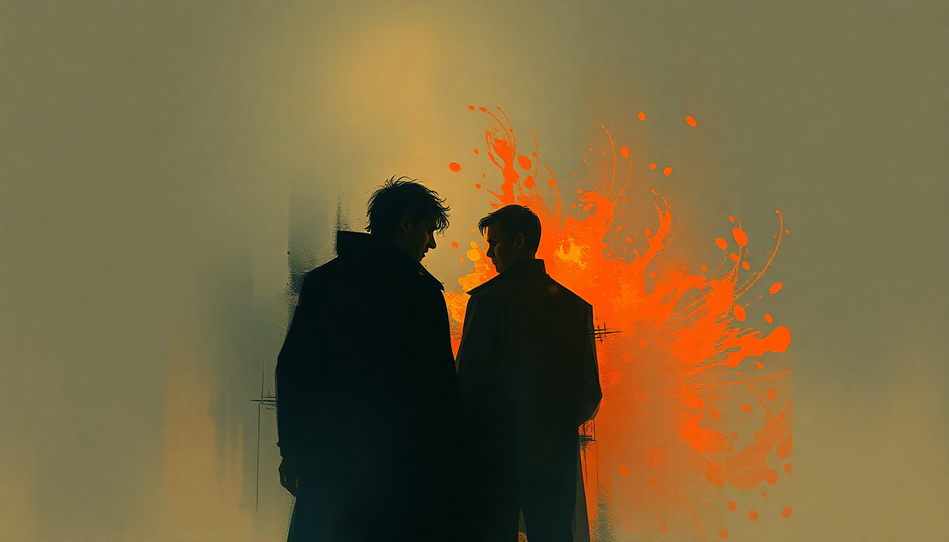 Fan-driven abstract illustration evoking the emotional arc of The Unforgettable Fire by U2