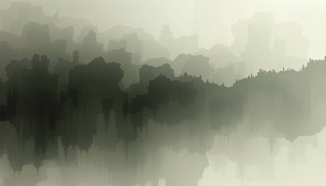 Fan-driven abstract illustration evoking the emotional arc of The Unforgiven III by Metallica