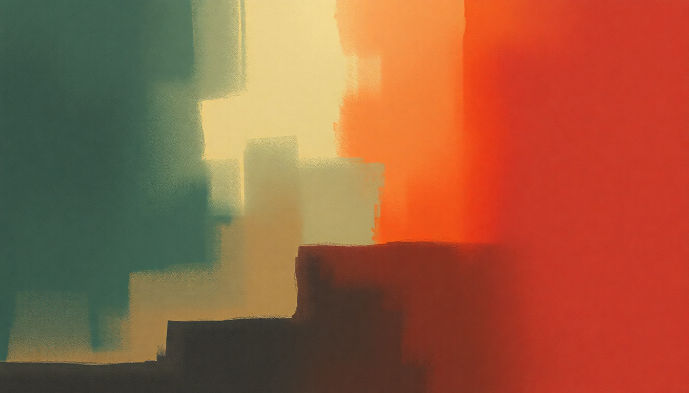 Fan-driven abstract illustration evoking the emotional arc of The Weeping Song by Nick Cave and the Bad Seeds