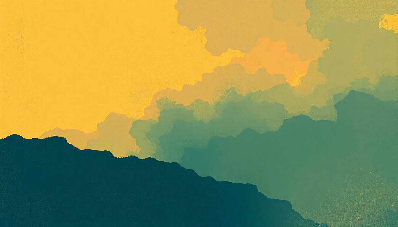 Fan-driven abstract illustration evoking the emotional arc of The Wind Cries Mary by Jimi Hendrix