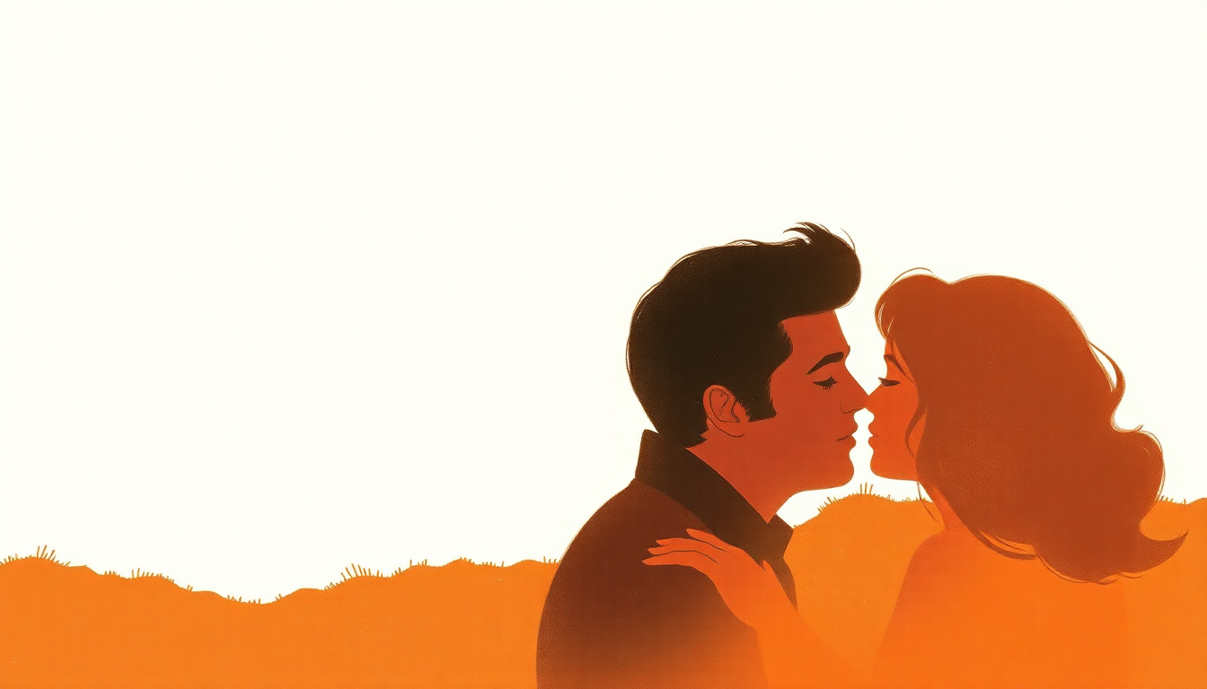 Fan-driven abstract illustration evoking the emotional arc of The Wonder of You by Elvis Presley