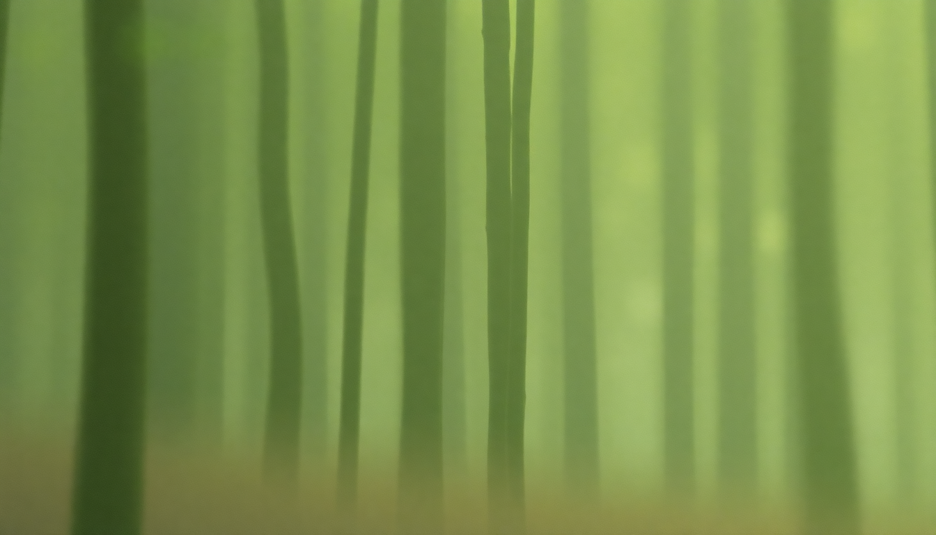 Fan-driven abstract illustration evoking the emotional arc of The Woods by Pelican
