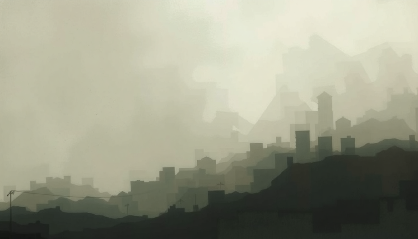Fan-driven abstract illustration evoking the emotional arc of The Words That Maketh Murder by PJ Harvey