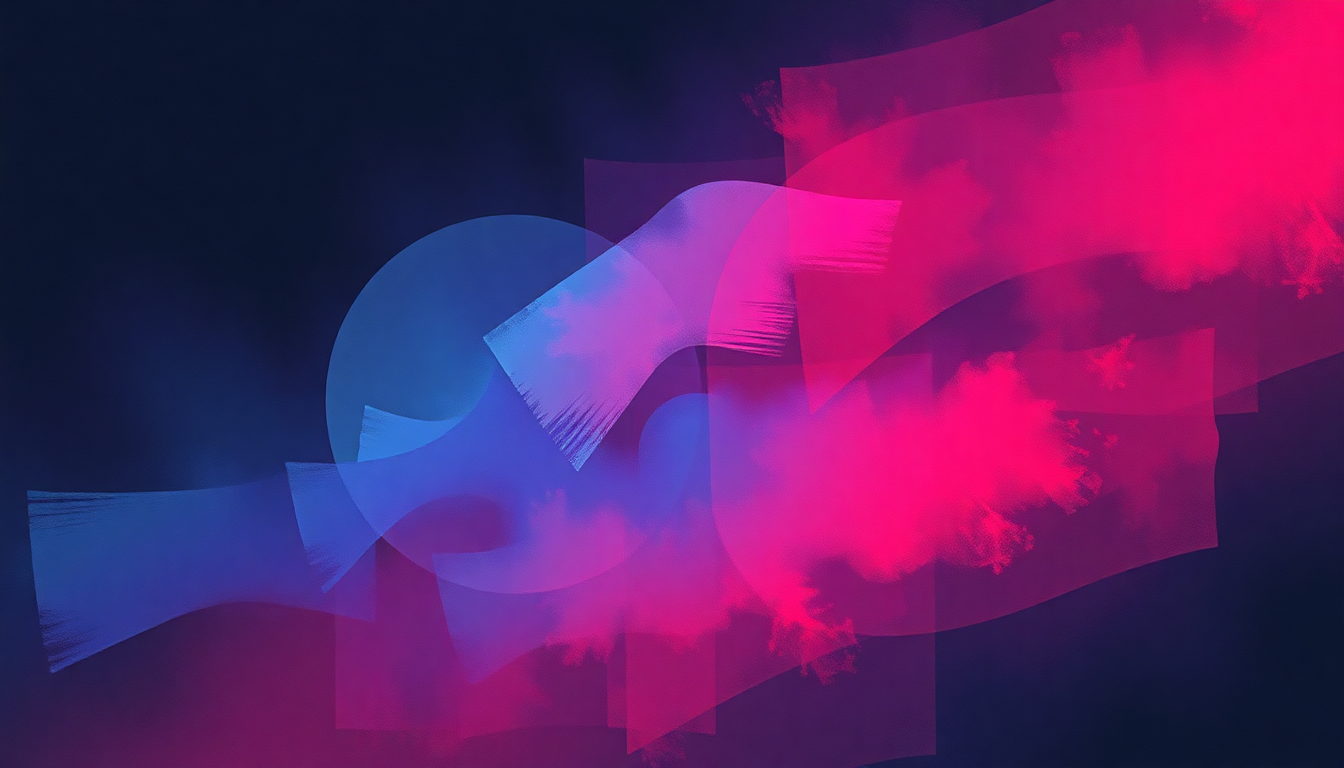 Fan-driven abstract illustration evoking the emotional arc of The World's a Mess It's in My Kiss by X