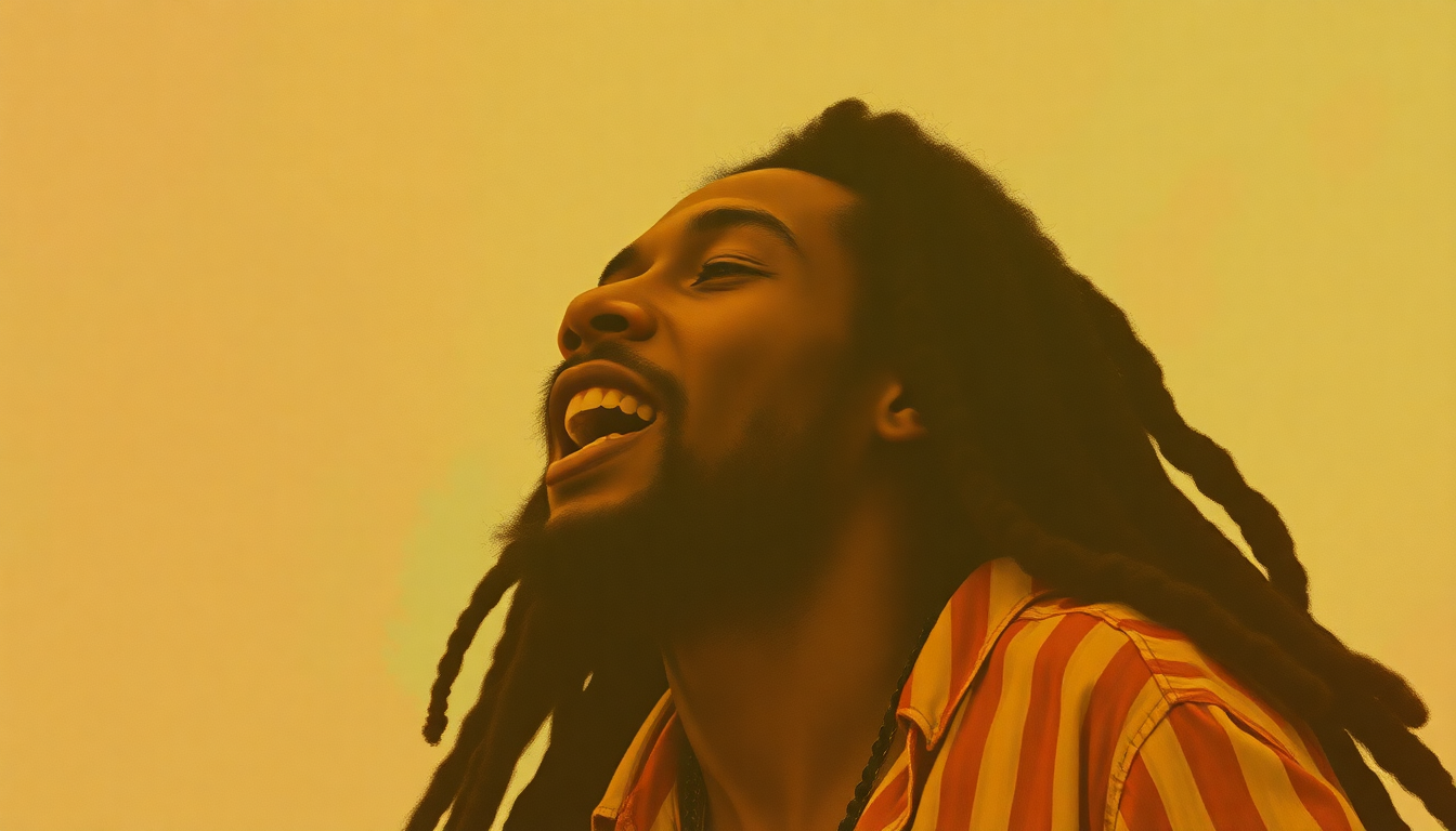 Fan-driven abstract illustration evoking the emotional arc of Them Belly Full (But We Hungry) by Bob Marley