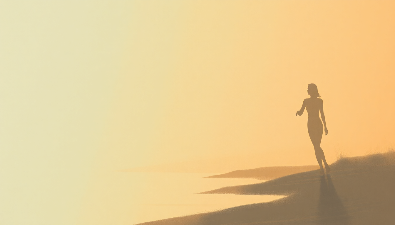 Fan-driven abstract illustration evoking the emotional arc of Theme from Endless Summer by The Ventures