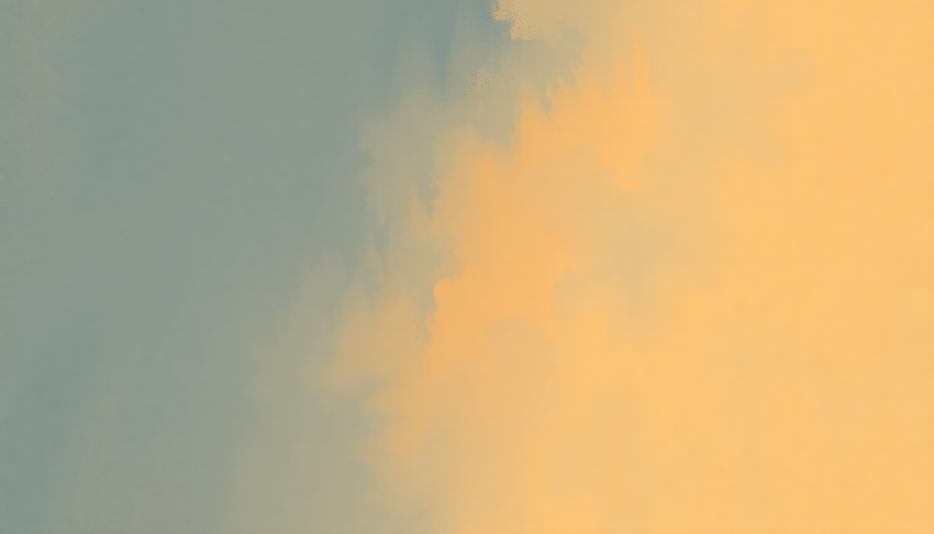 Fan-driven abstract illustration evoking the emotional arc of There Are Many Ways by Fred Rogers