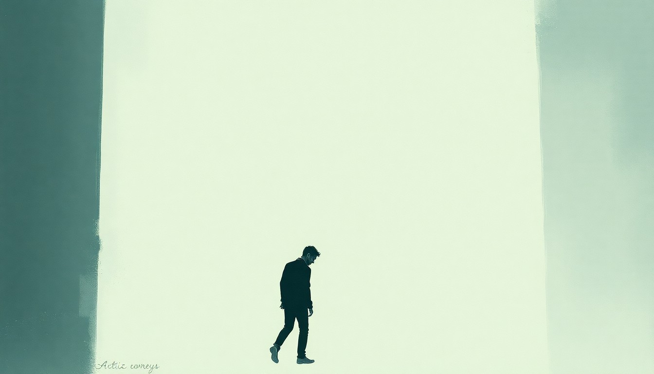 Fan-driven abstract illustration evoking the emotional arc of There'd Better Be a Mirrorball by Arctic Monkeys