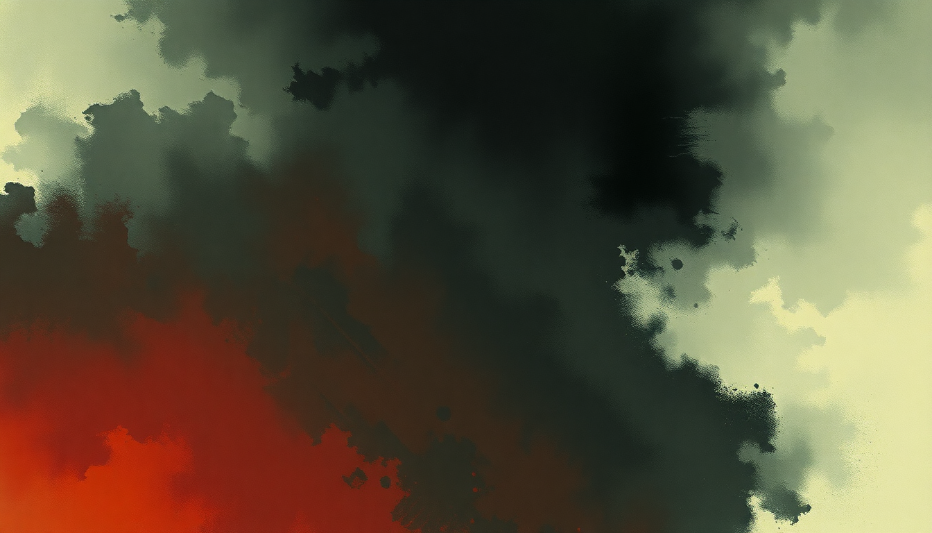 Fan-driven abstract illustration evoking the emotional arc of They Don't Care About Us by Michael Jackson