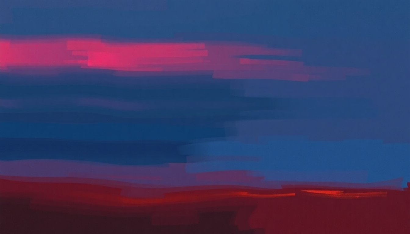 Fan-driven abstract illustration evoking the emotional arc of They're Blind by The Replacements