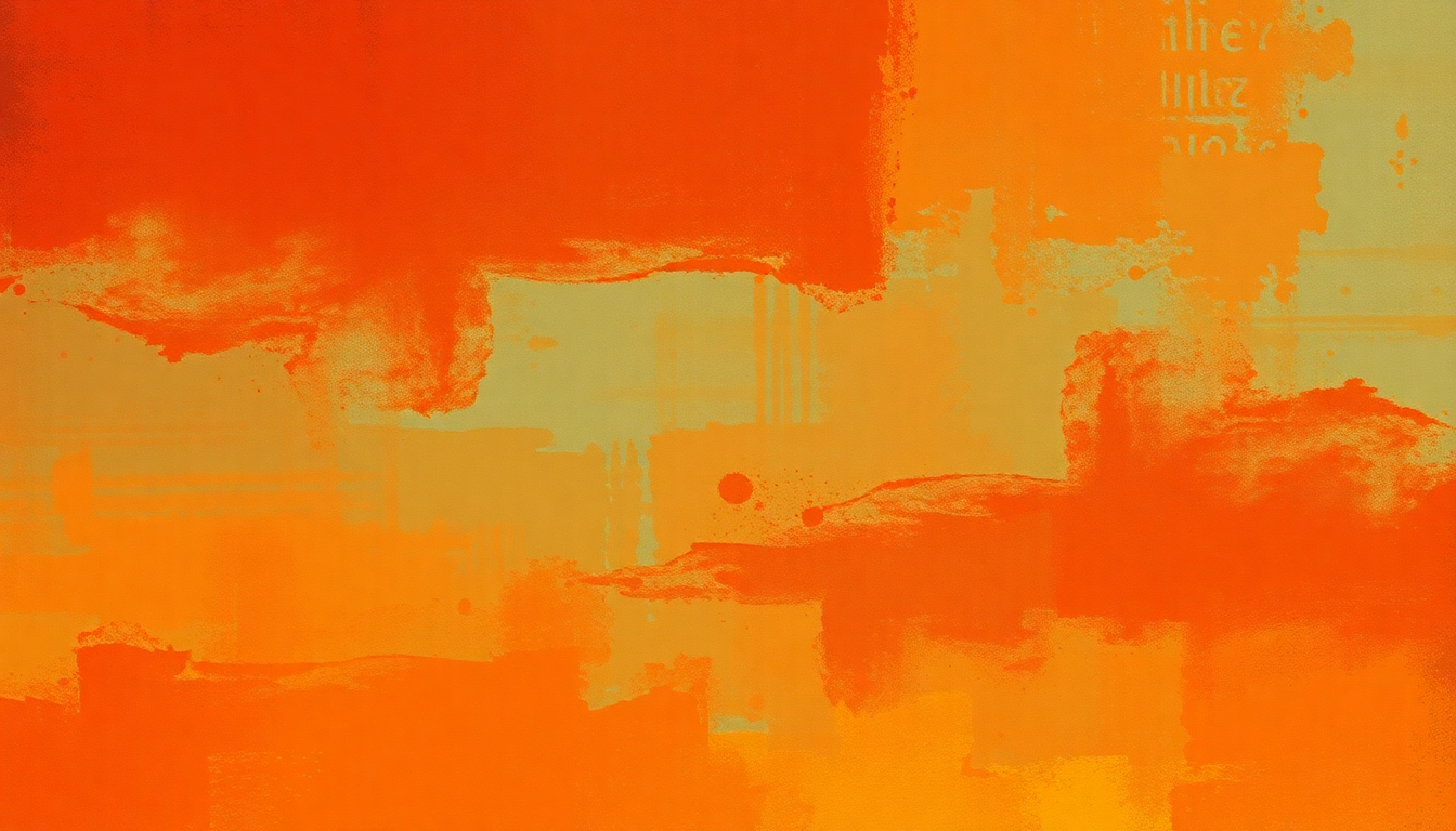 Fan-driven abstract illustration evoking the emotional arc of They're Red Hot by Robert Johnson