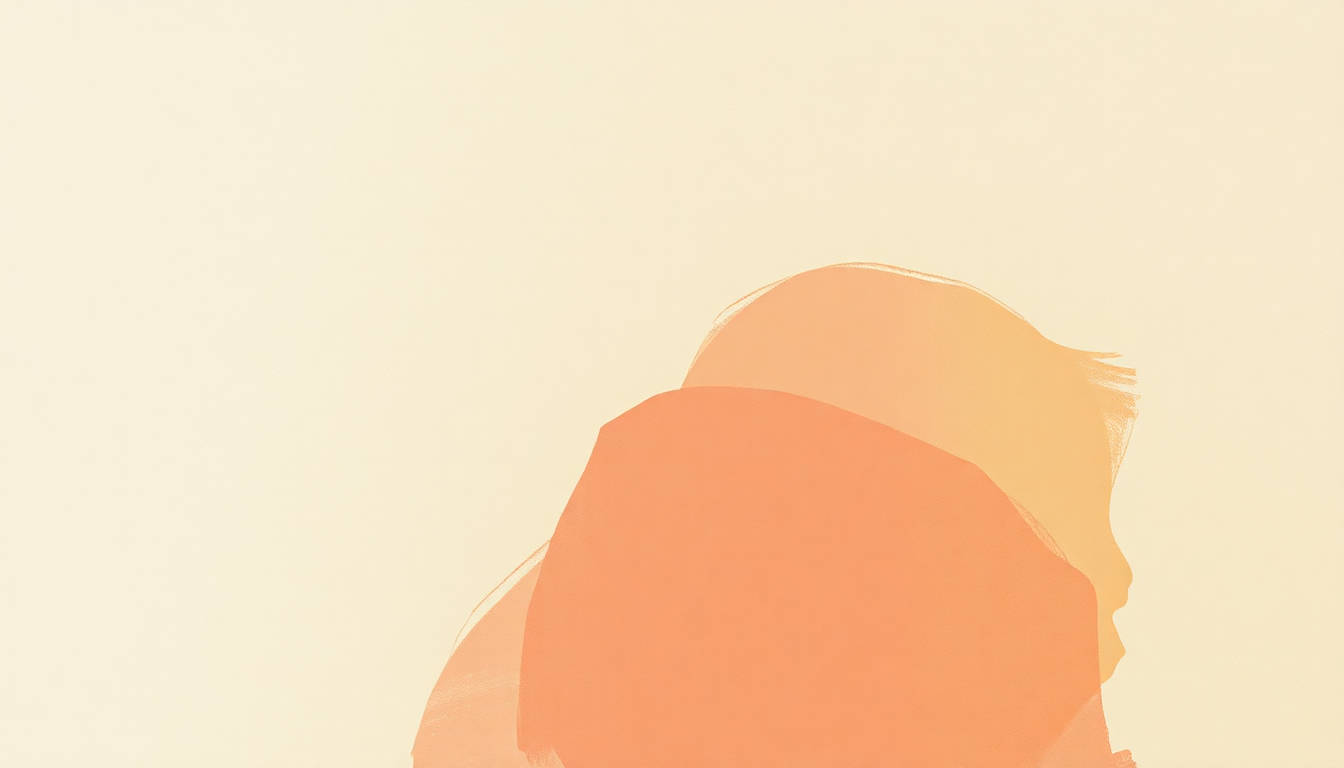 Fan-driven abstract illustration evoking the emotional arc of Things I Do to You by Andy Shauf