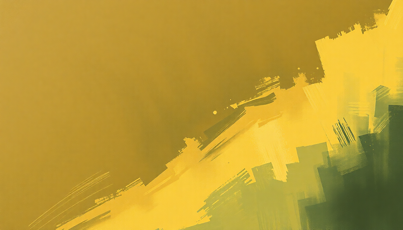 Fan-driven abstract illustration evoking the emotional arc of Think About It by The Yardbirds