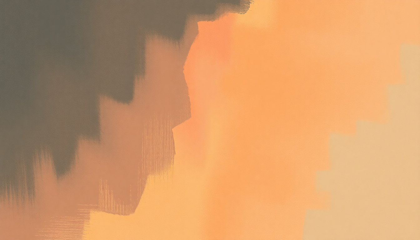 Fan-driven abstract illustration evoking the emotional arc of Think Twice by Jackie Wilson