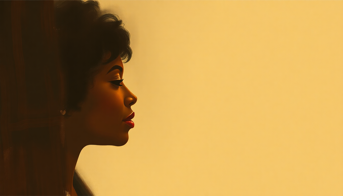 Fan-driven abstract illustration evoking the emotional arc of Think by Aretha Franklin