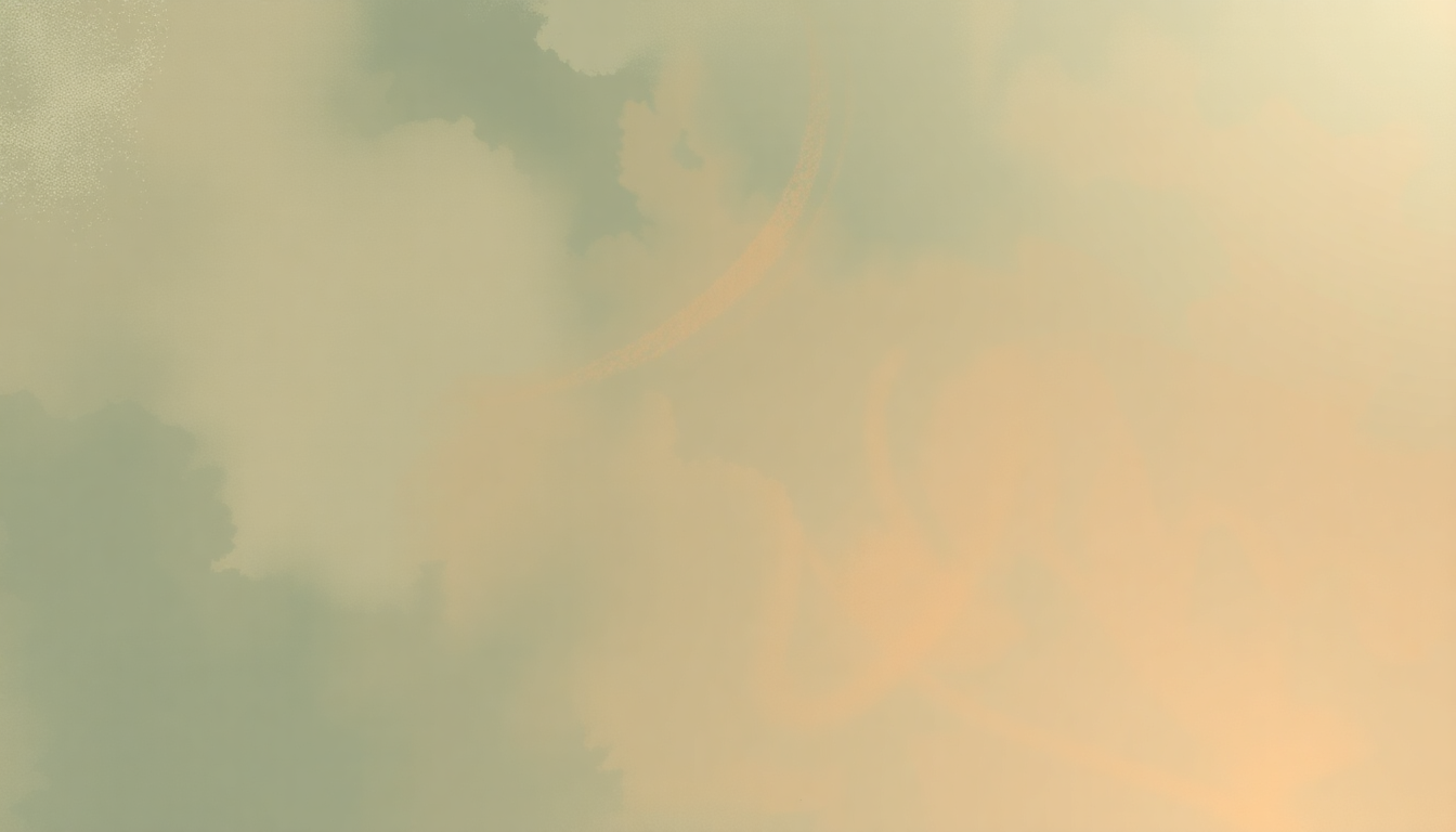 Fan-driven abstract illustration evoking the emotional arc of Thinking About You by Norah Jones