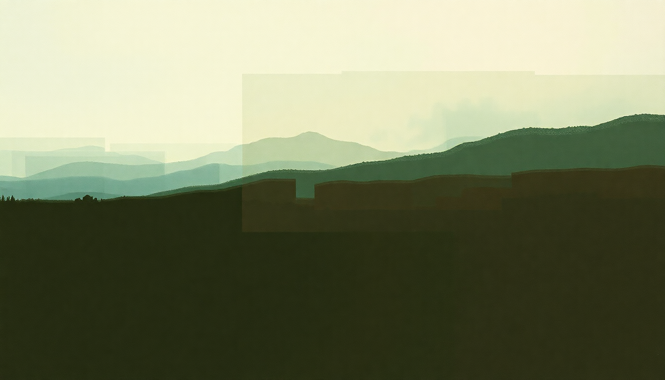 Fan-driven abstract illustration evoking the emotional arc of This Drinkin Will Kill Me by Dwight Yoakam