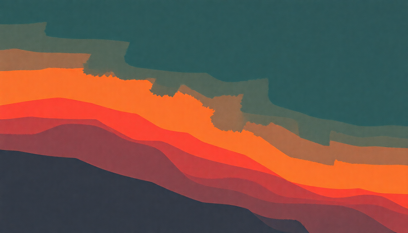Fan-driven abstract illustration evoking the emotional arc of This Is a Call by Foo Fighters