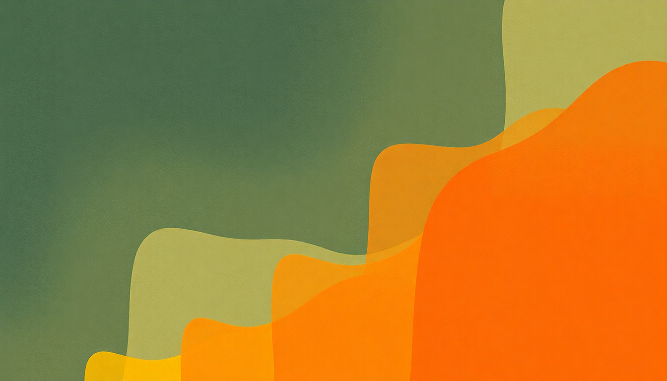 Fan-driven abstract illustration evoking the emotional arc of This Is the Last Time by The National