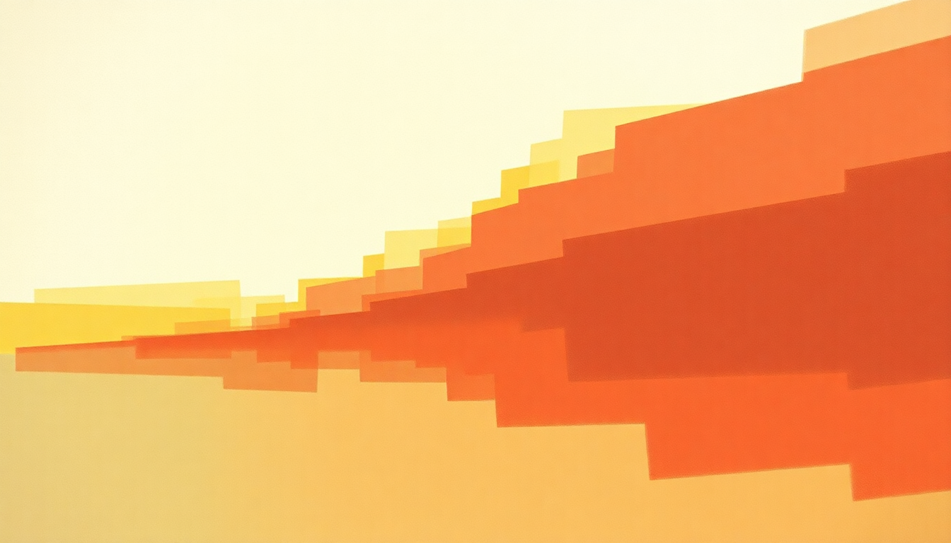 Fan-driven abstract illustration evoking the emotional arc of This Is the Modern World by The Jam