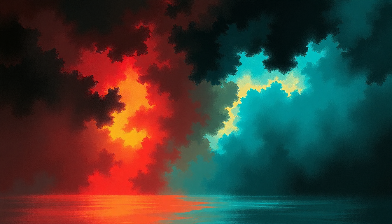 Fan-driven abstract illustration evoking the emotional arc of This Is the One by The Stone Roses