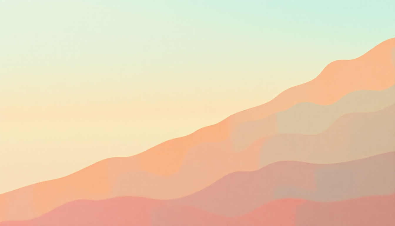 Fan-driven abstract illustration evoking the emotional arc of Thoughtforms by Lush
