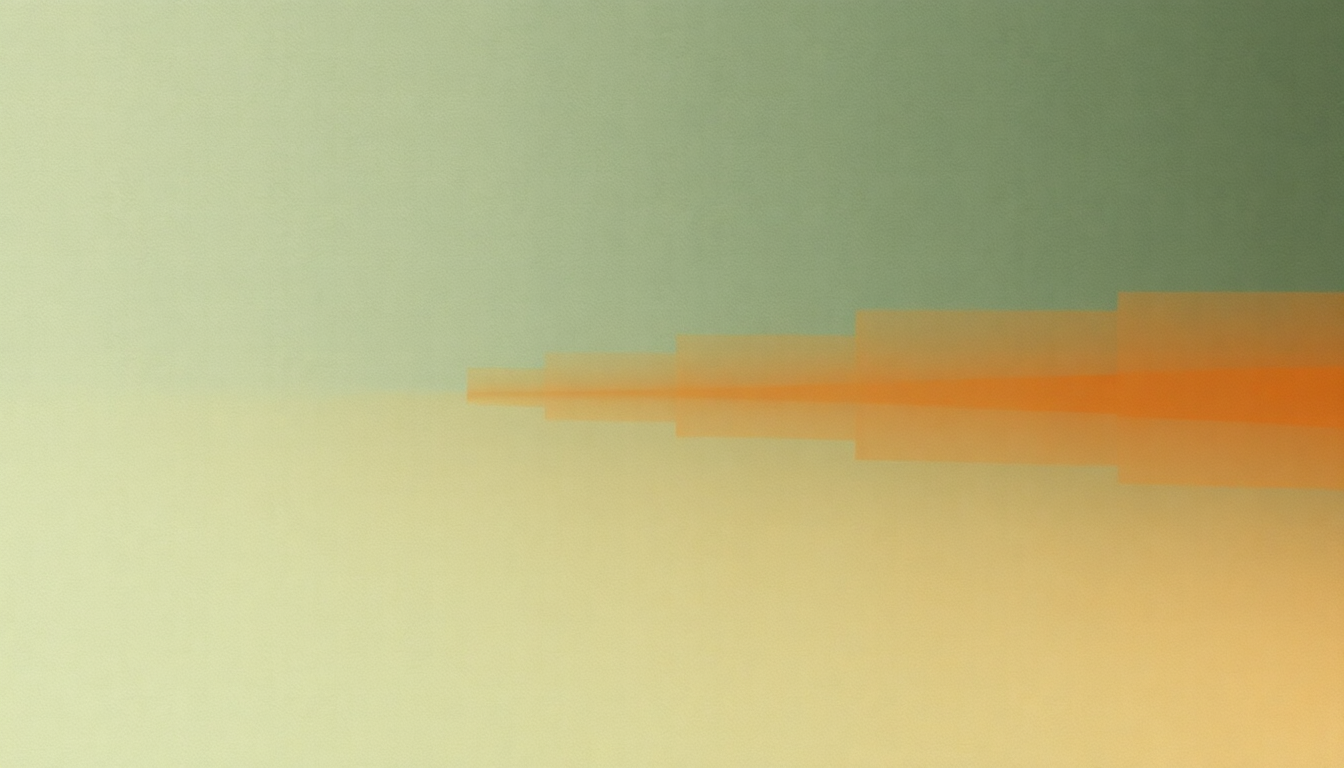 Fan-driven abstract illustration evoking the emotional arc of Threnody 1 by William Basinski